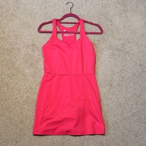 All in Motion Bright Pink Mini Dress small